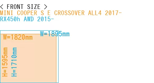 #MINI COOPER S E CROSSOVER ALL4 2017- + RX450h AWD 2015-